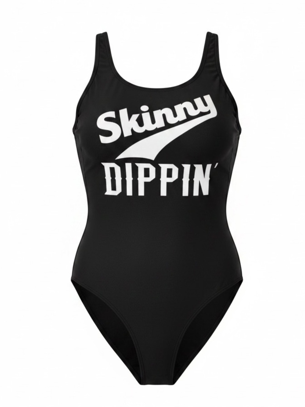Skinny Dippin Black One-Piece Swimsuit